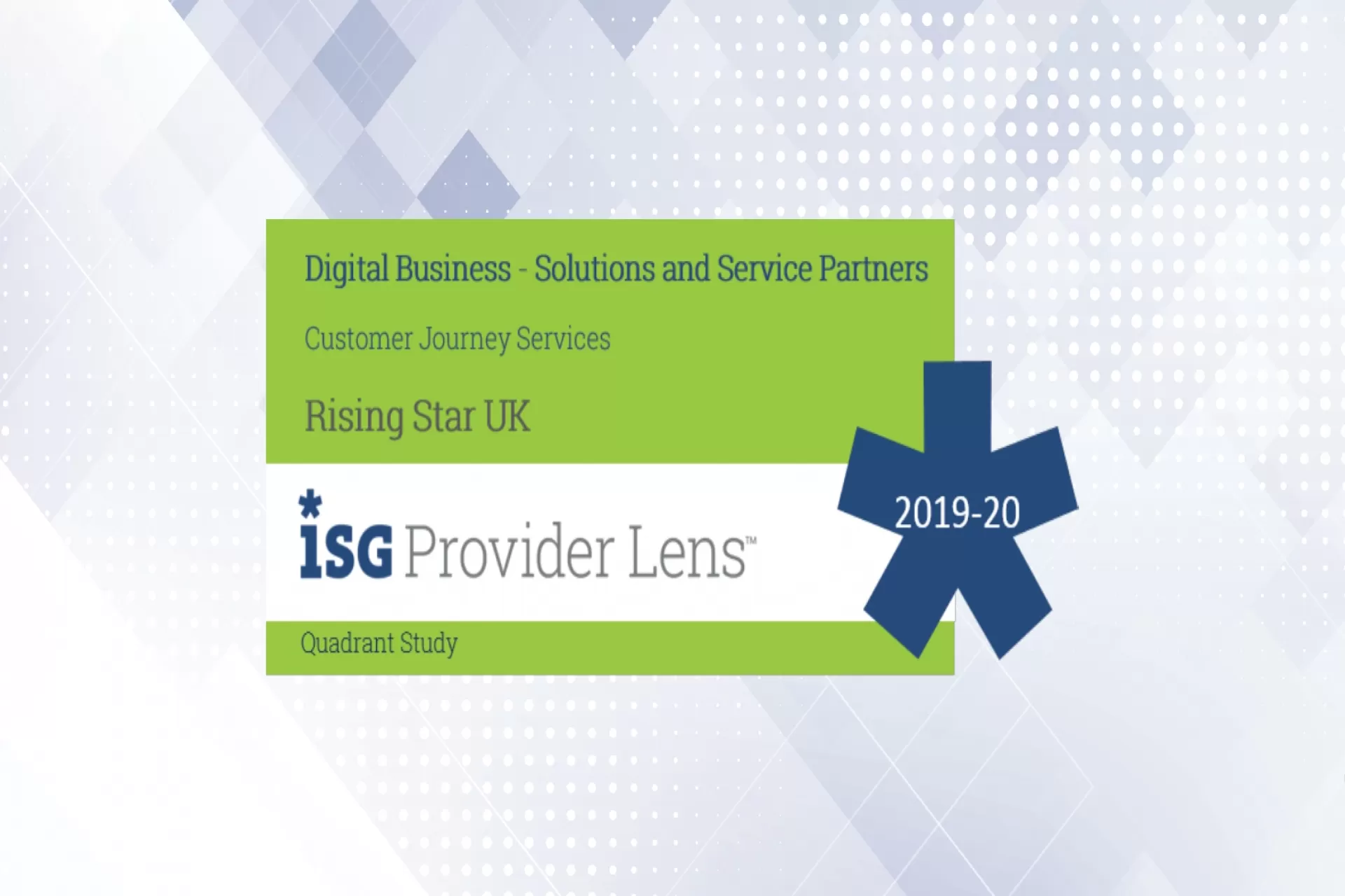 Zensar recognised in ISG Provider Lens™ Digital Business Solutions and Service Partners U.K. 2019-20