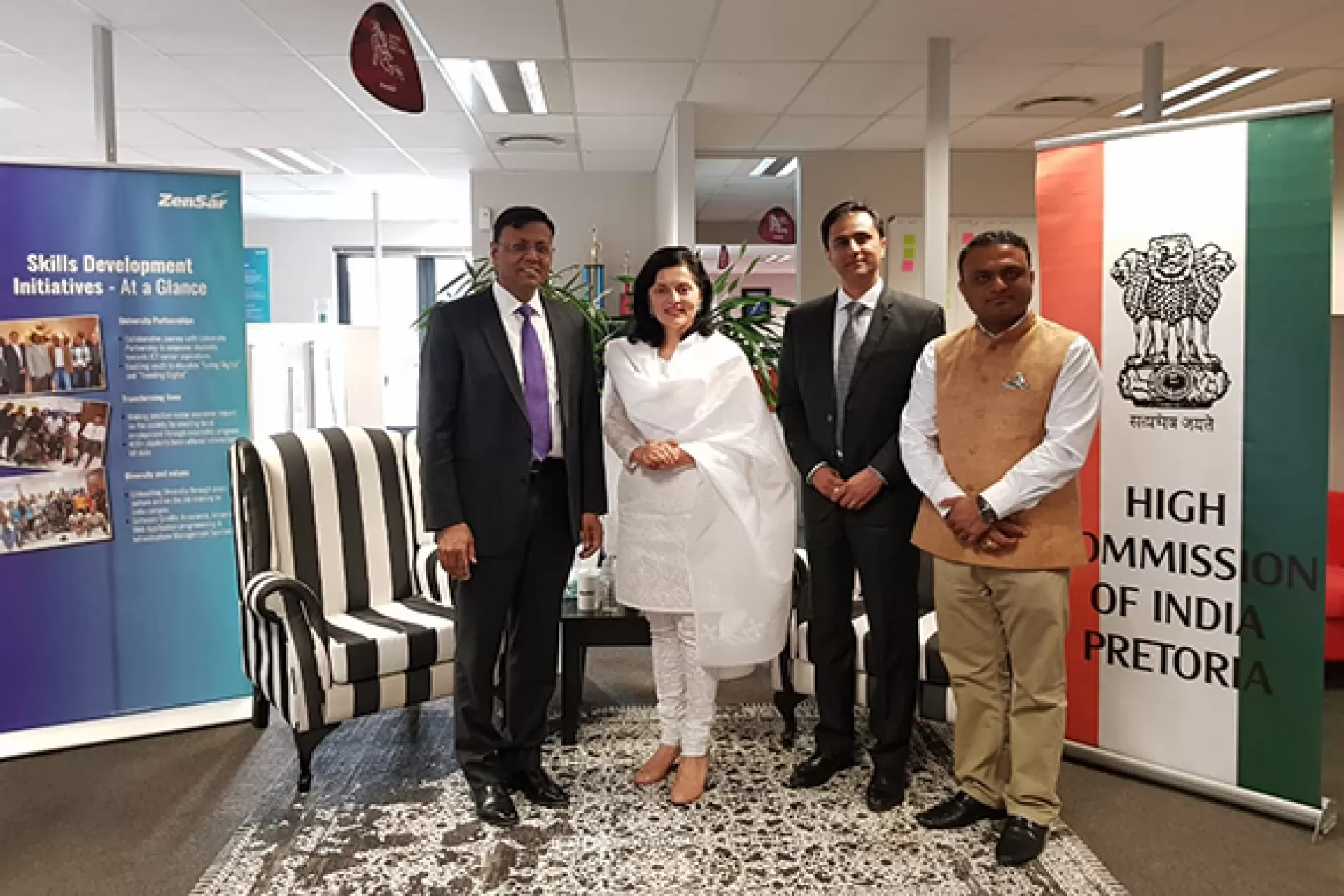 Zensar hosts Indian High Commissioner for South Africa at its Johannesburg office